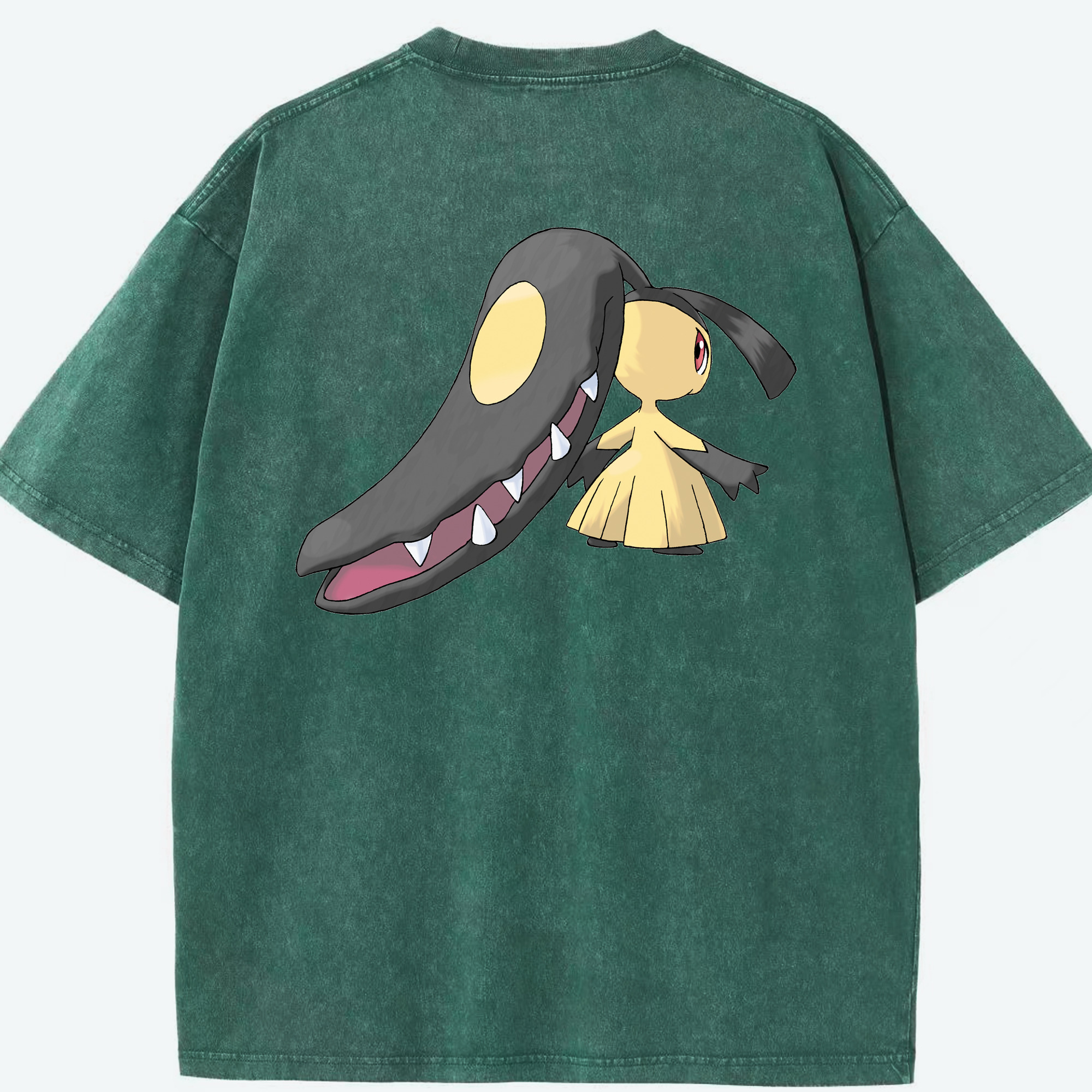 （画像用） ポケットモンスター Pokémon 綿100% ヴィンテージ風 半袖Tシャツ（背面プリント）